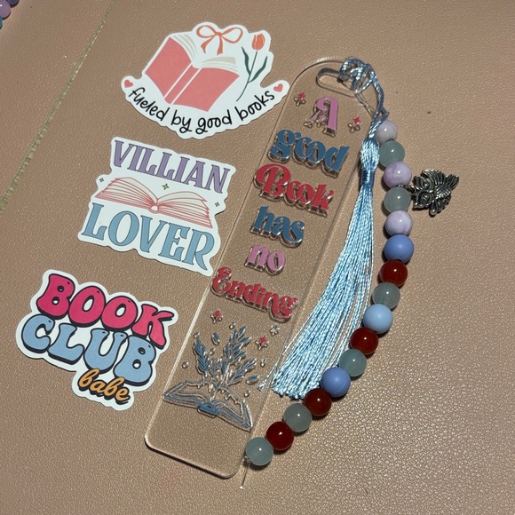 Hand Crafted Other - A good book has no ending handcrafted bookmark🦉